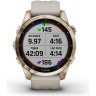 Часы GARMIN FENIX 7S SAPPHIRE SOLAR CREAM GOLD TITANIUM WITH LIGHT SAND BAND 11154